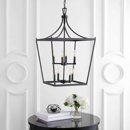 Safavieh - Vallor 8Lt 20 Inch Pendant - Oil Rub Bronze - PND4092A veiw 1