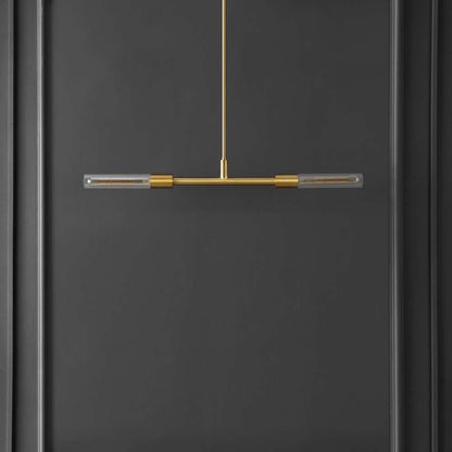 Safavieh - Vasei 2 Lt 34in Pendant - Brass - Clear - PND4179A veiw 1