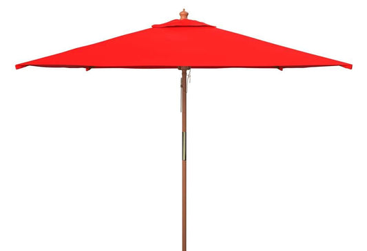 Safavieh - Velop 7.5Ft Wood Umbrella - Red - PAT8409D veiw 1