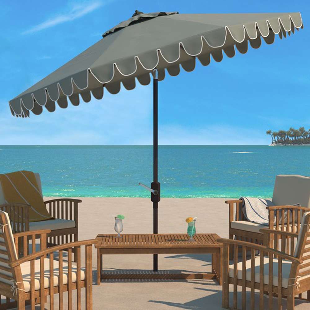 Safavieh - Venice 11Ft Crank Umbrella - Grey - PAT8110B veiw 2