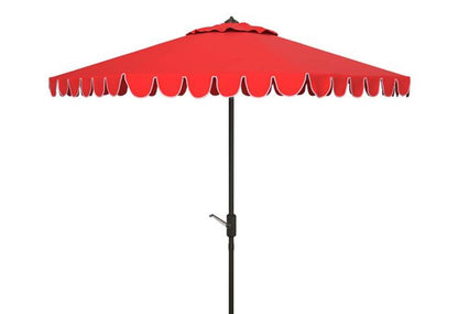 Safavieh - Venice 11Ft Crank Umbrella - Red - PAT8110C veiw 1
