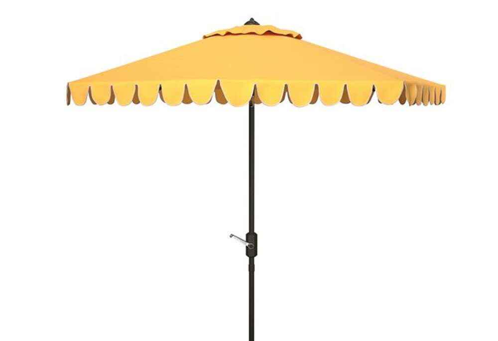 Safavieh - Venice 11Ft Crank Umbrella - Yellow - PAT8110D veiw 1