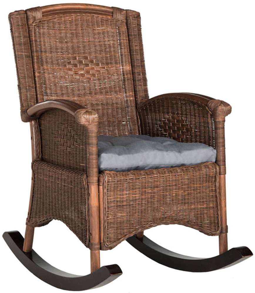 Safavieh - Verona Rocking Chair - Brown - SEA8034B veiw 3