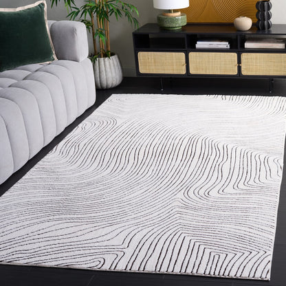 Safavieh - Versailles 665Z Ivory / Black - 5" X 8" - VRS665Z-5 view 2