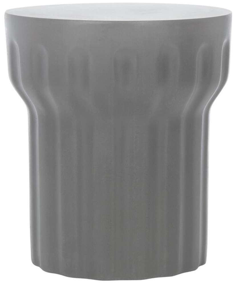 Safavieh - Vesta In/Outdoor Accent Stool - Dark Grey - VNN1009A veiw 1