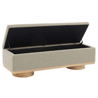 Safavieh - Couture - Vianna Boucle Bench - Brown - Natural - SFV5049D veiw 3