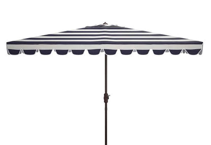 Safavieh - Vienna 6.5X10 Rect Umbrella - Black - White - PAT8311D veiw 1