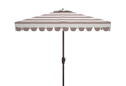 Safavieh - Vienna 7.5Square Umbrella - Grey - White - PAT8411B veiw 1