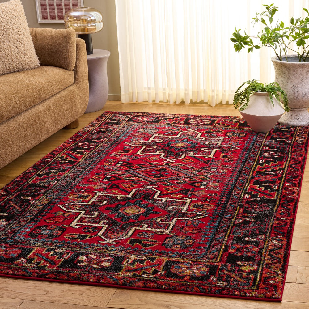 Safavieh - Vintage Hamadan 211A Red Multi - 2" X 3" - VTH211A-2 view 2