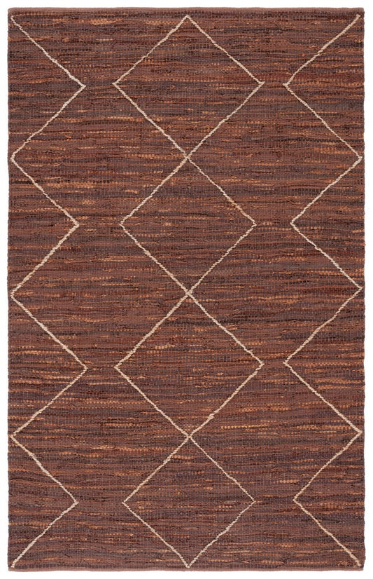 Safavieh - Vintage Leather 801T Brown Natural - 9" X 12" - VTL801T-9 view 1
