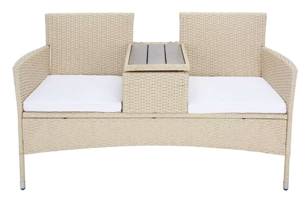 Safavieh - Viora Loveseat - Beige - White - PAT7710B veiw 1