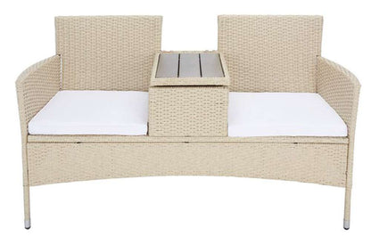 Safavieh - Viora Loveseat - Beige - White - PAT7710B veiw 1