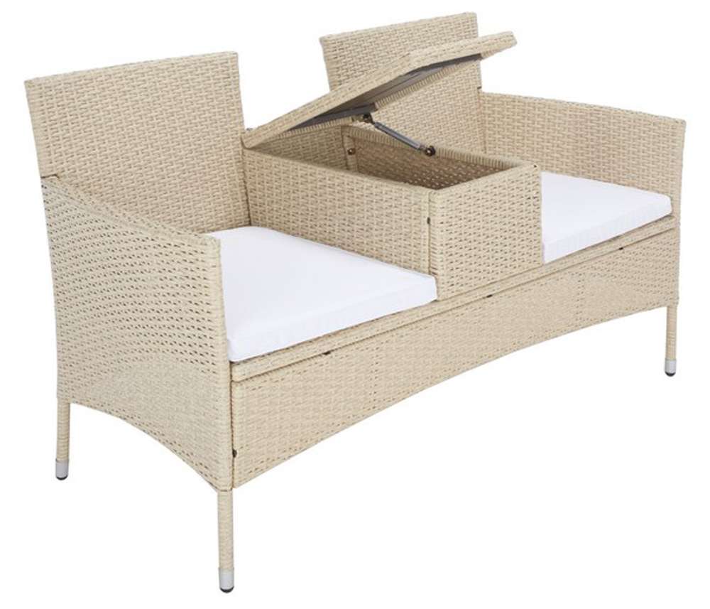 Safavieh - Viora Loveseat - Beige - White - PAT7710B veiw 4