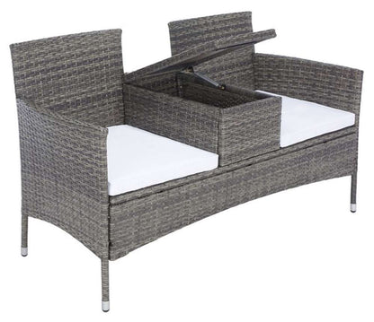 Safavieh - Viora Loveseat - Grey - White - PAT7710C veiw 4
