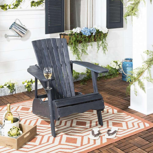 Safavieh - Vista Adirondack Chair - Dark Slate Gray - PAT6727K veiw 2