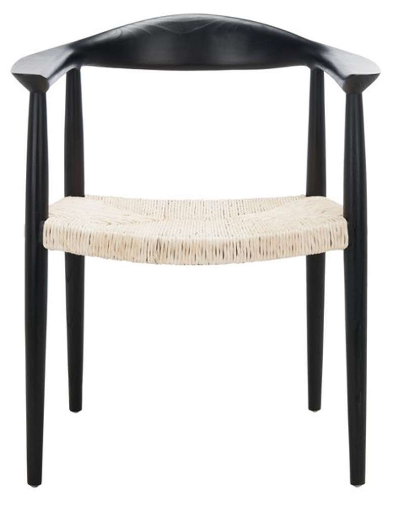 Safavieh - Volta Foc Twist Accent Chair - Black - Natural - ACH1009A veiw 1
