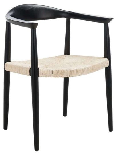 Safavieh - Volta Foc Twist Accent Chair - Black - Natural - ACH1009A veiw 3