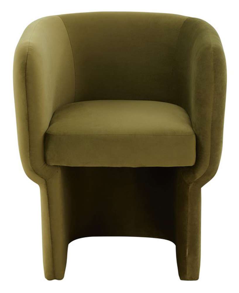 Safavieh - Couture - Wally Velvet Dining Chair - Olive Green - SFV4808A veiw 1