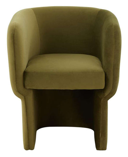 Safavieh - Couture - Wally Velvet Dining Chair - Olive Green - SFV4808A veiw 1