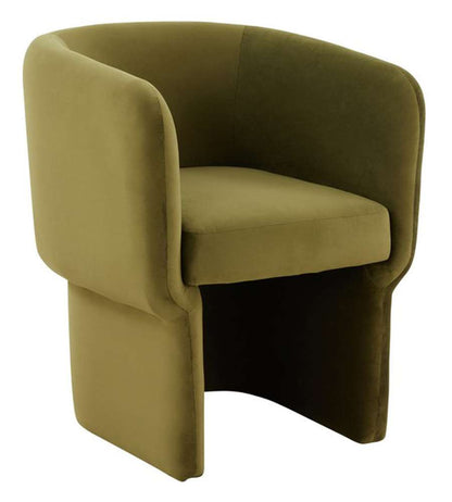 Safavieh - Couture - Wally Velvet Dining Chair - Olive Green - SFV4808A veiw 3