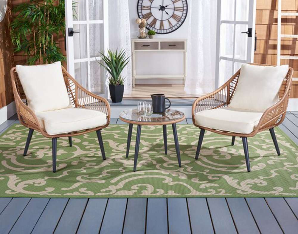 Safavieh - Warlen 3Pc Lounger Set - Natural - Beige - PAT9016A veiw 2