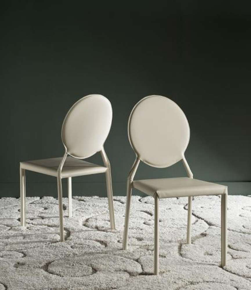 Safavieh - Warner Side Chair - Butter Cream  (Set of 2) - FOX2018C-SET2 veiw 2