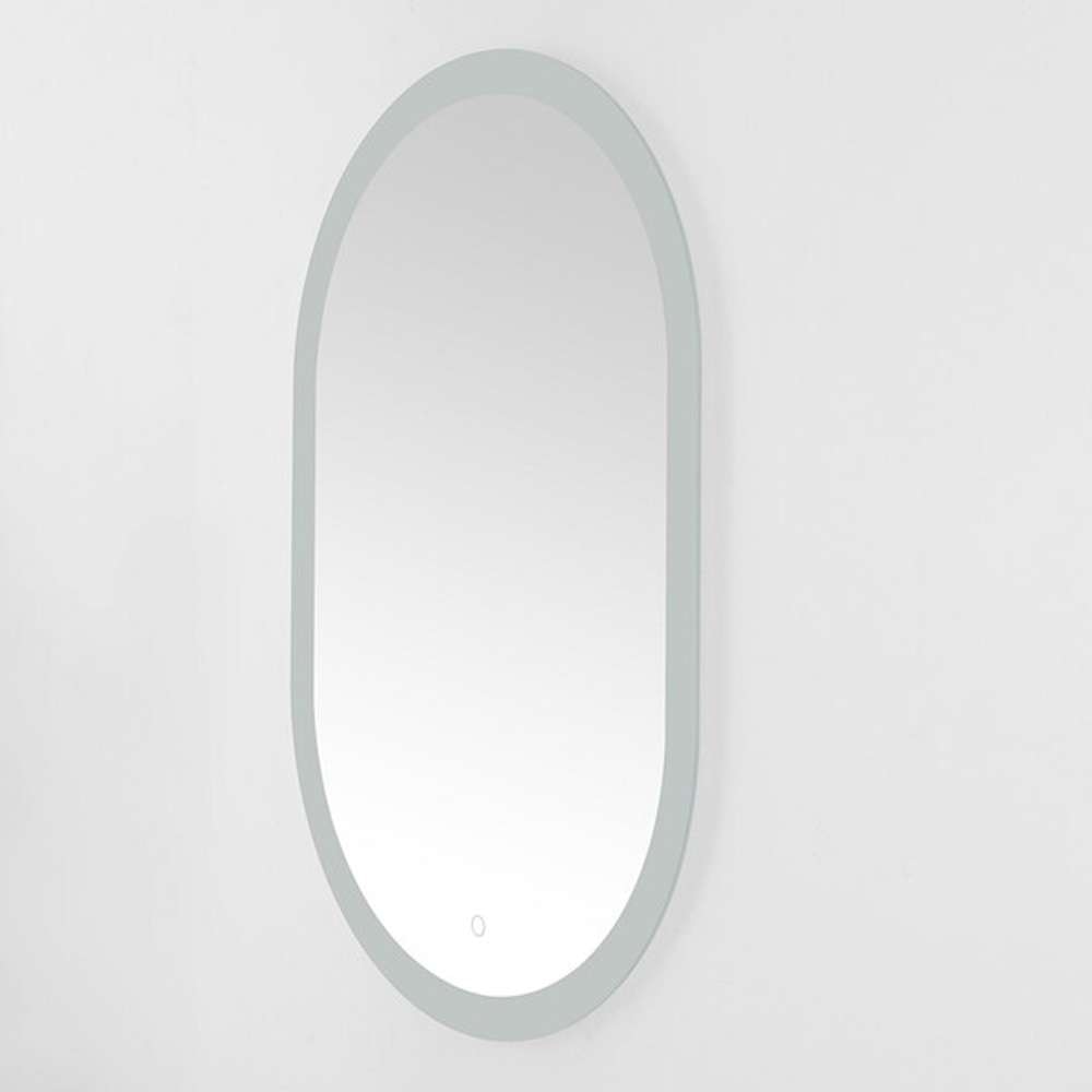 Safavieh - Wes 24in Led Mirror - Silver - White - LMR1009A veiw 2
