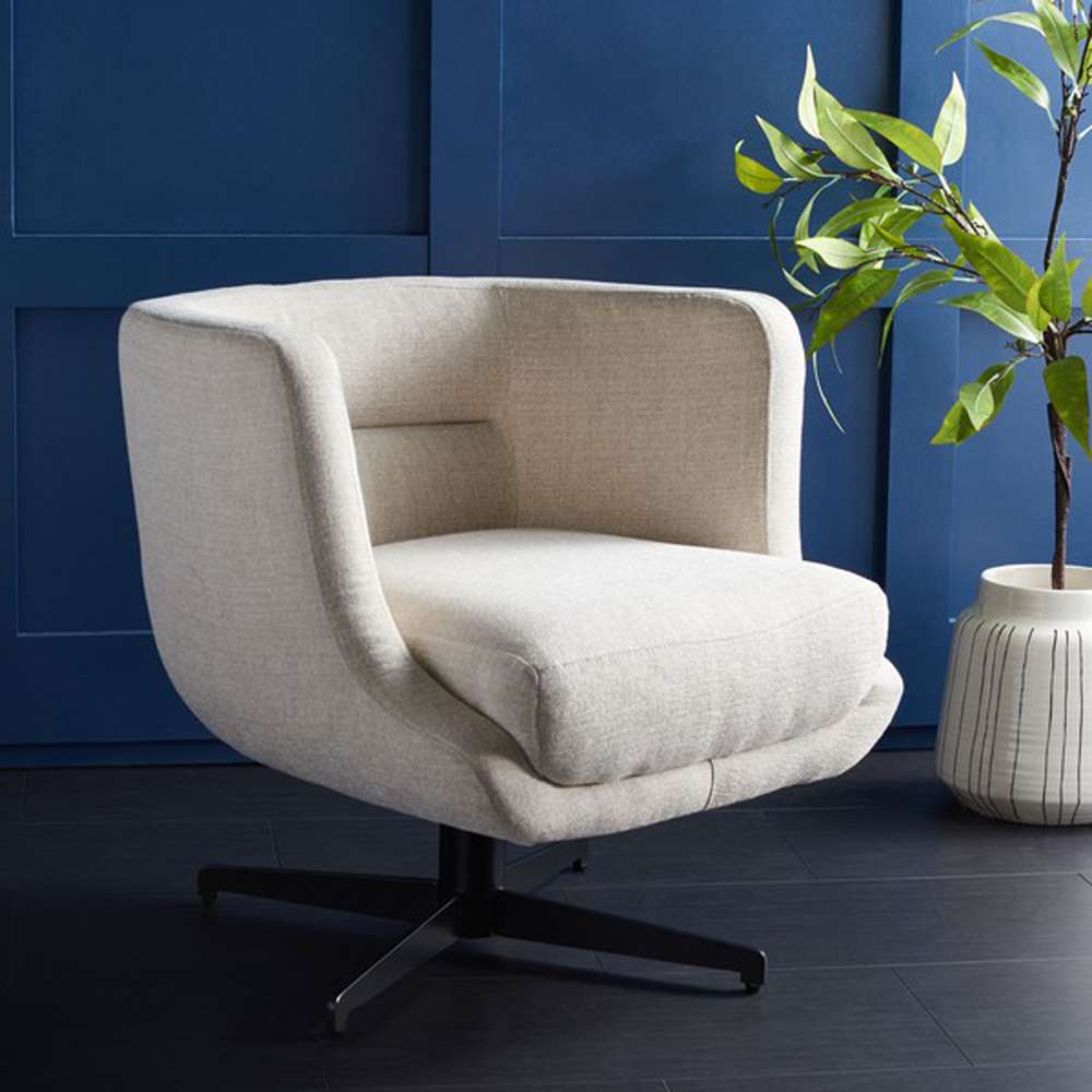 Safavieh - Wexler Accent Chair - Tan - Black - ACH5202A veiw 2