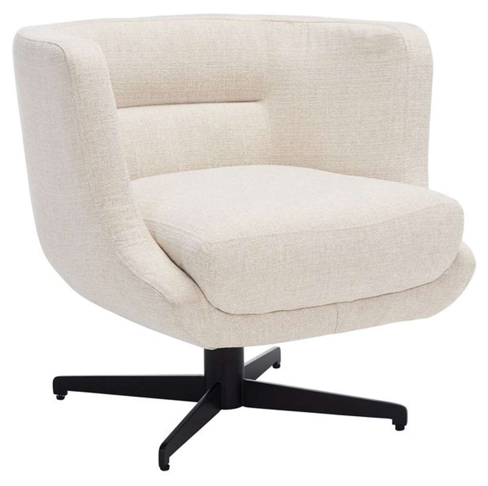 Safavieh - Wexler Accent Chair - Tan - Black - ACH5202A veiw 3