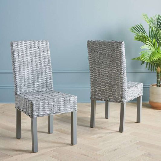 Safavieh - Wheatley Side Chair - Grey White Wash  (Set of 2) - FOX6525A-SET2 veiw 1