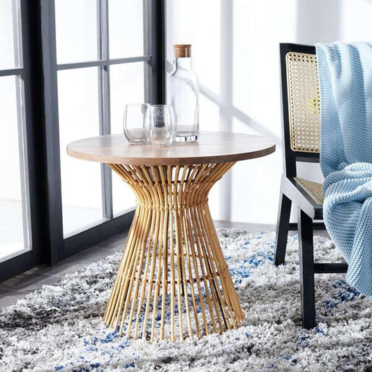 Safavieh - Whent Round Accent Table - Natural - Golden Brown - ACC6500C view 2
