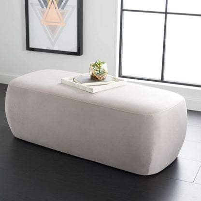 Safavieh - Whitley Rectangular Ottoman - Greige - OTT1301A veiw 2