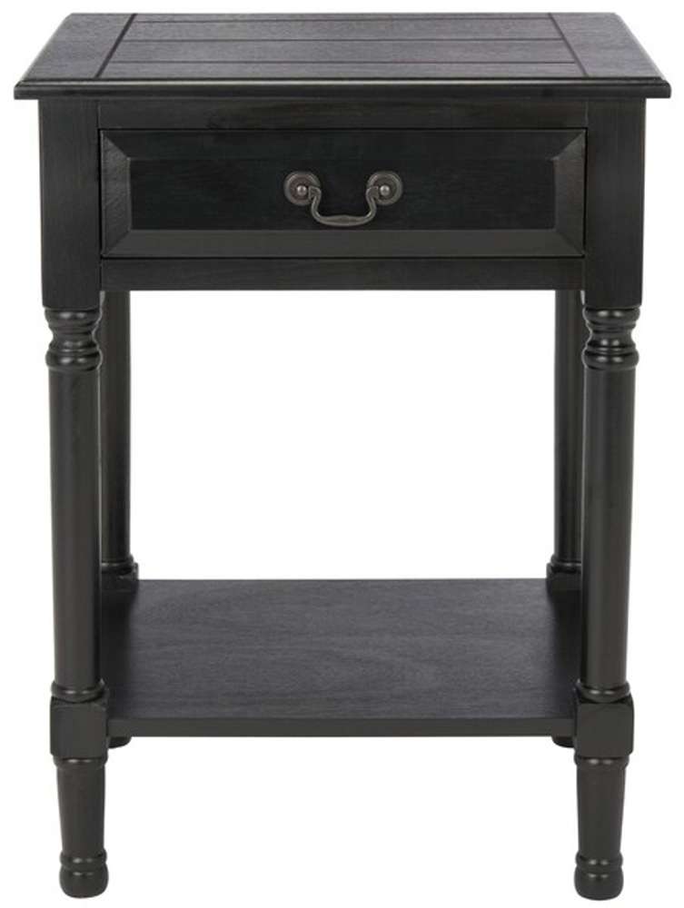 Safavieh - Whitney 1 Drawer Accent Table - Black - ACC5705B veiw 1
