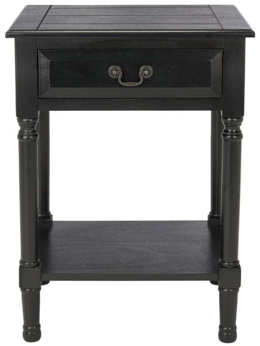 Safavieh - Whitney 1 Drawer Accent Table - Black - ACC5705B veiw 1