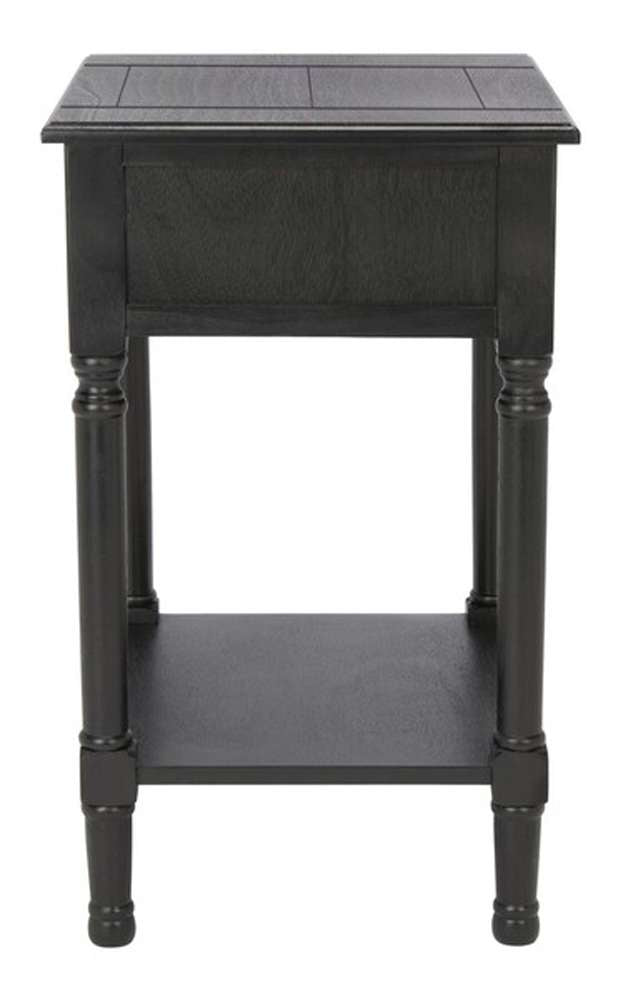 Safavieh - Whitney 1 Drawer Accent Table - Black - ACC5705B veiw 3
