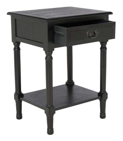 Safavieh - Whitney 1 Drawer Accent Table - Black - ACC5705B veiw 4