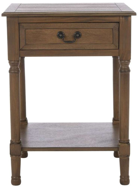 Safavieh - Whitney 1 Drawer Accent Table - Brown - ACC5705C veiw 1
