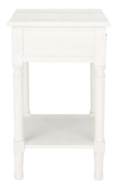 Safavieh - Whitney 1 Drawer Accent Table - White - ACC5705A view 3