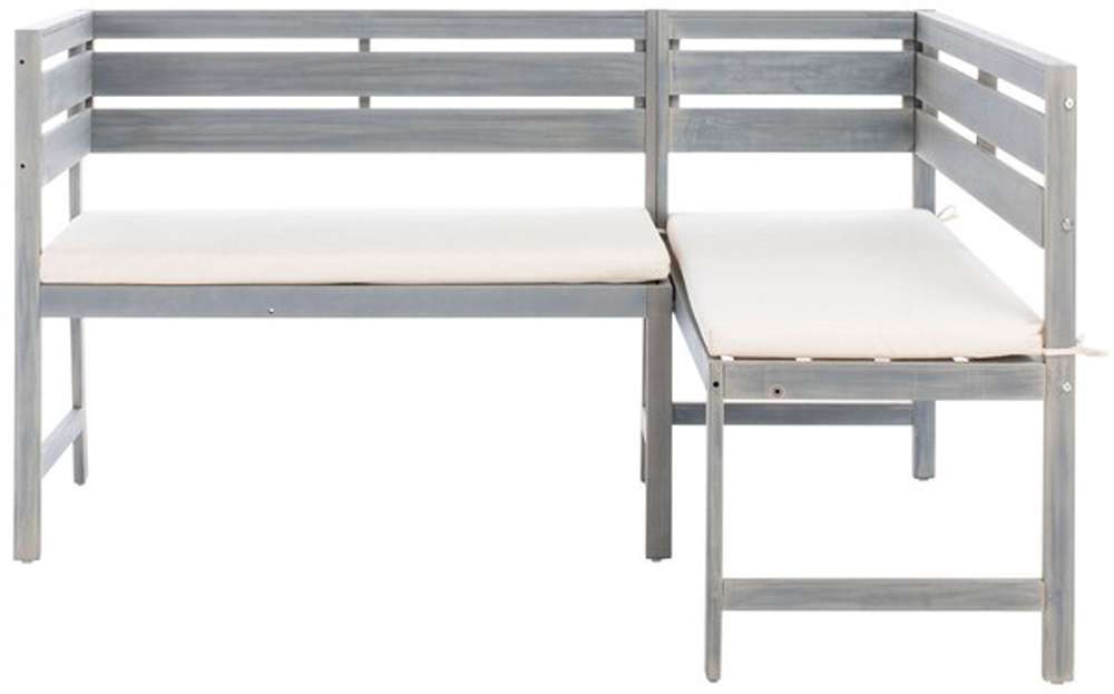 Safavieh - Wilton Balcony Corner Lounge - Ash Grey - White - PAT6754D veiw 1