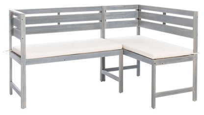 Safavieh - Wilton Balcony Corner Lounge - Ash Grey - White - PAT6754D veiw 3