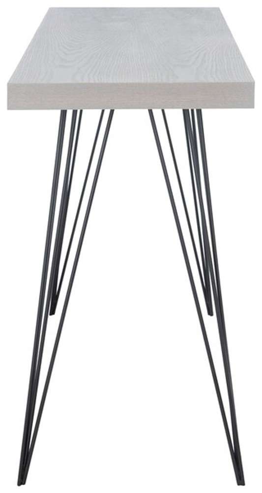 Safavieh - Wolcott Console Table - Grey - Black - FOX4208B veiw 3