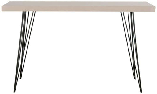Safavieh - Wolcott Console Table - Taupe - Black - FOX4208D veiw 1