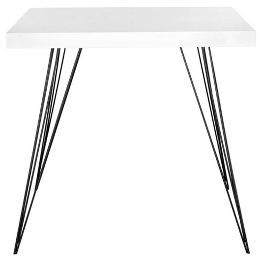 Safavieh - Wolcott Dining Table - White - Black - FOX4205A veiw 1