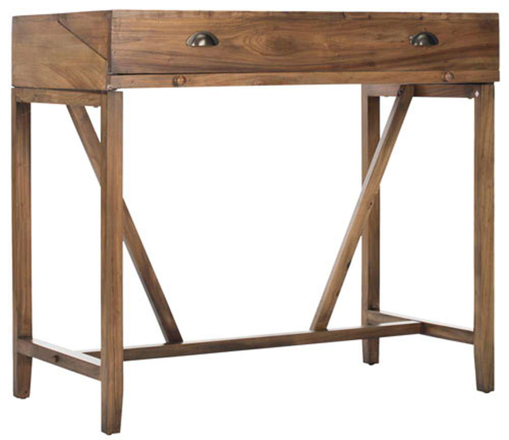 Safavieh - Wyatt Writing Desk - Oak - AMH6509E veiw 4