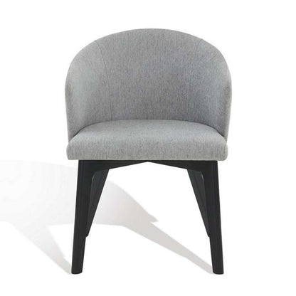 Safavieh - Couture - Wynonna Linen Dining Chair - Grey - Black - SFV5060B veiw 2