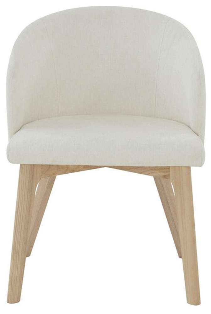 Safavieh - Couture - Wynonna Linen Dining Chair - Ivory - Natural - SFV5060A veiw 1