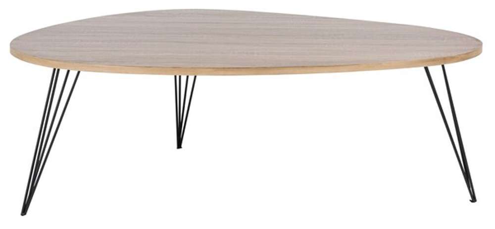 Safavieh - Wynton Coffee Table - Oak - Black - FOX4215A veiw 1