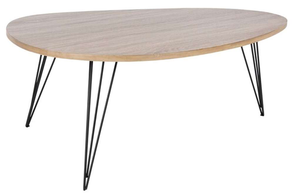 Safavieh - Wynton Coffee Table - Oak - Black - FOX4215A veiw 3