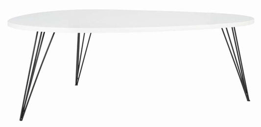 Safavieh - Wynton Coffee Table - White - Black - FOX4215B veiw 1