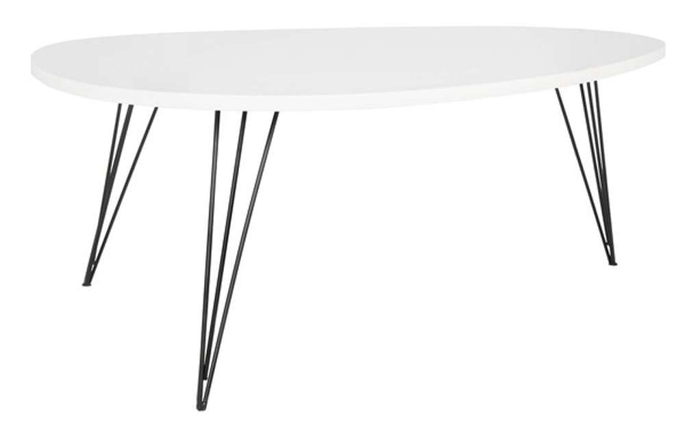 Safavieh - Wynton Coffee Table - White - Black - FOX4215B veiw 3